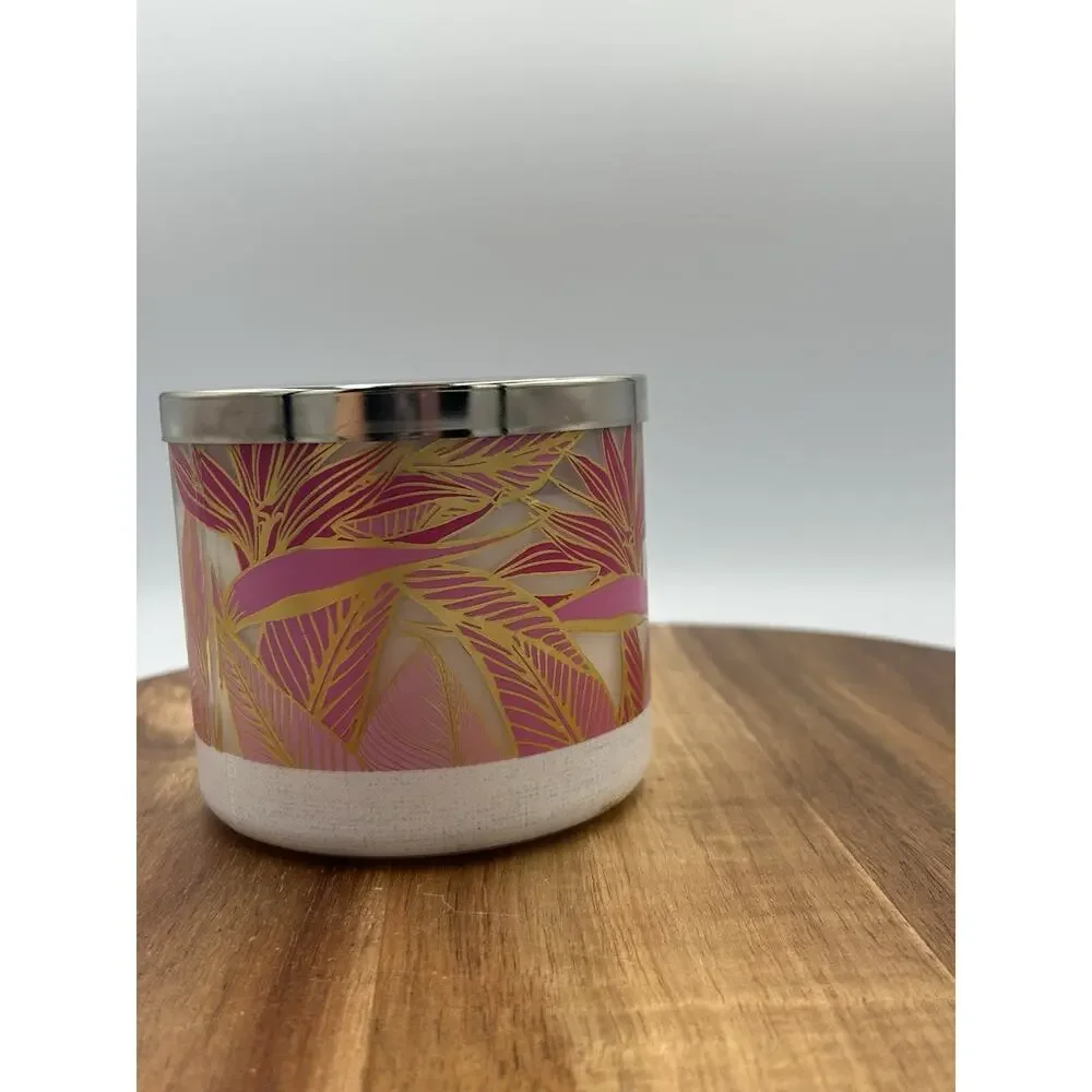 Bath & Body Works Pink Watermelon 3-Wick Candle Large 14.5 oz Scented Summer New
